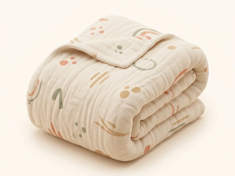 Muslin Swaddle Blankets — Large, breathable cotton squares