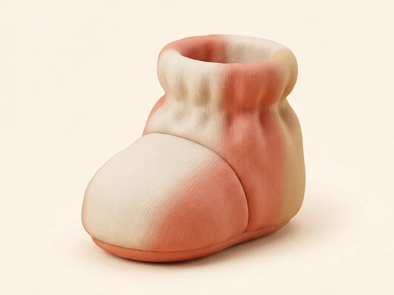 Socks That Stay On — Booties with an elasticated ankle cuff