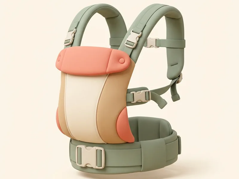 Structured Baby Carrier — A buckle carrier with lumbar support