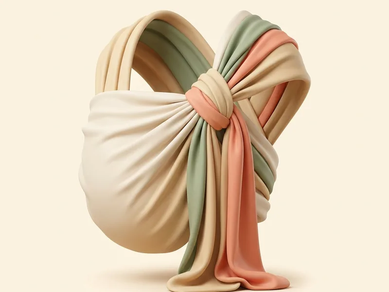 Stretchy Wrap — A long piece of fabric you tie on